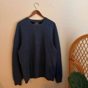 Modern Mack Weldon Menswear Preppy Style Tech Cashmere Pullover Sweater Sz L